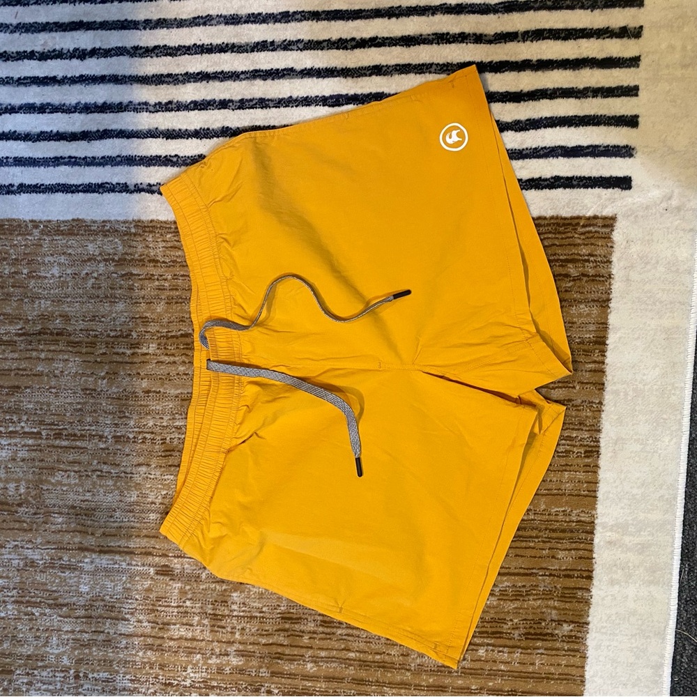 Men's Backcountry Yellow Swim Shorts